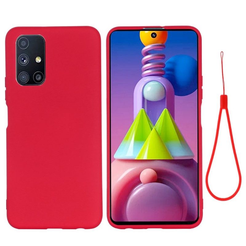 Case Samsung Galaxy M51 Murtumaton Puhelinkuoret Puro Nestemäinen Silikoni