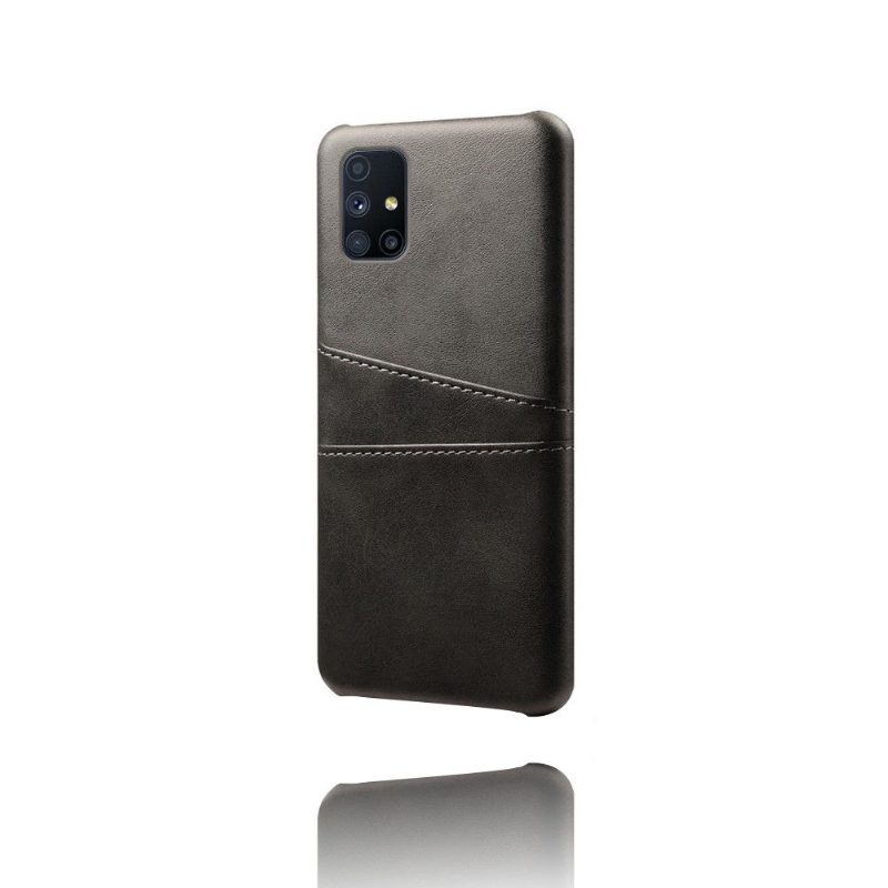 Kuori Samsung Galaxy M51 Suojakuori Melody Leather Effect -korttikotelo