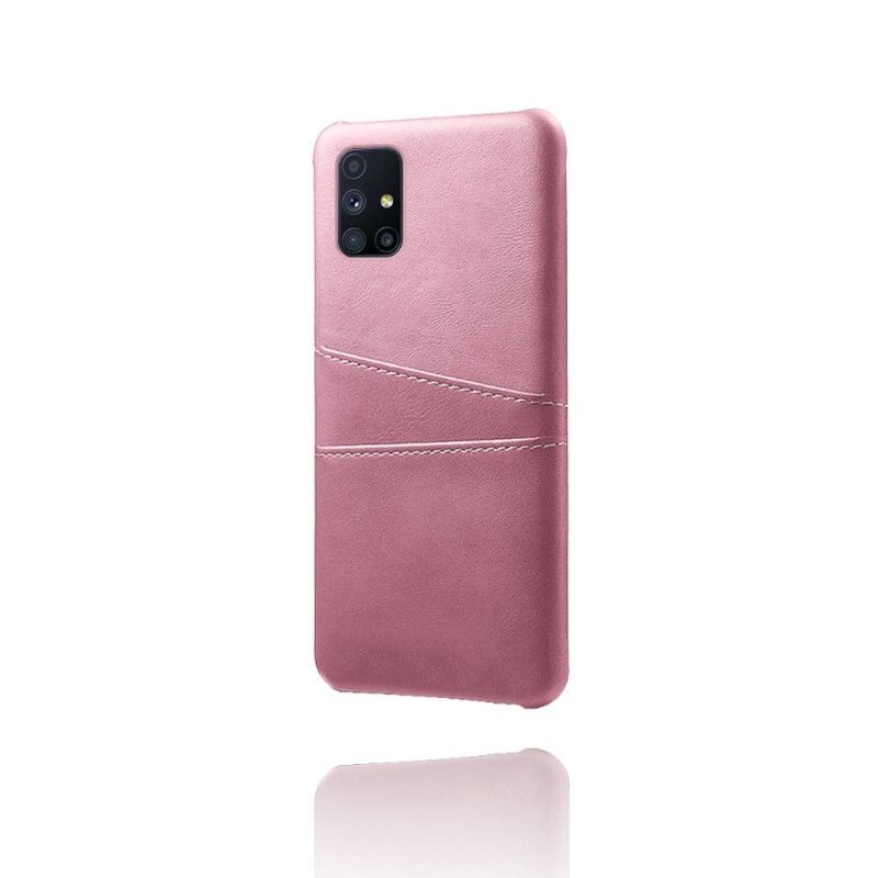 Kuori Samsung Galaxy M51 Suojakuori Melody Leather Effect -korttikotelo