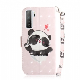 Flip Case Huawei P40 Lite 5G Hemming Suloinen Panda