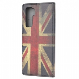 Nahkakotelo Huawei P40 Lite 5G Murtumaton Puhelinkuoret Vintage Britannian Lippu