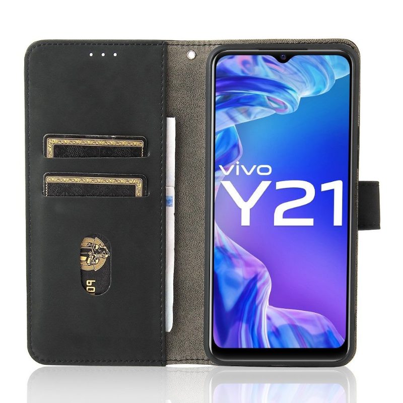 Nahkakotelo Vivo Y21 / Y21s / Y33s Soft Touch