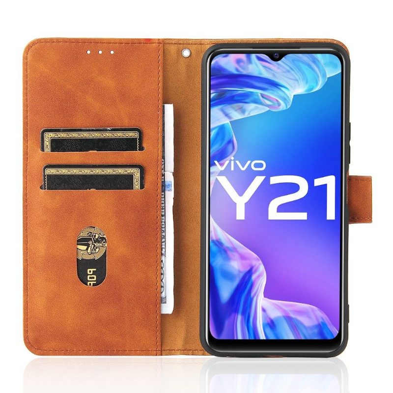 Nahkakotelo Vivo Y21 / Y21s / Y33s Soft Touch