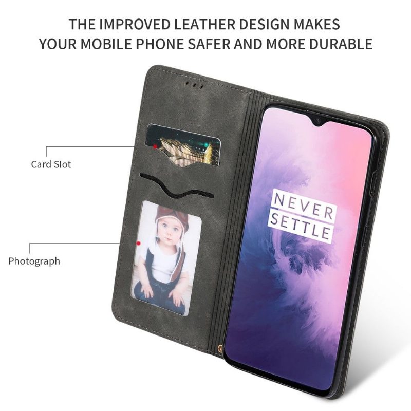 Kotelot OnePlus 7 Leather Retro Business