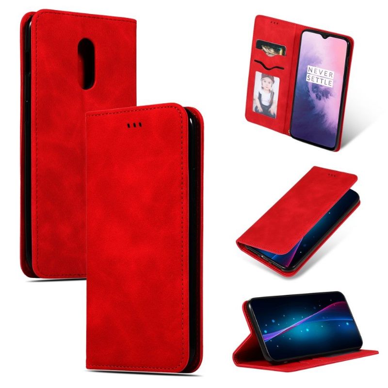 Kotelot OnePlus 7 Leather Retro Business