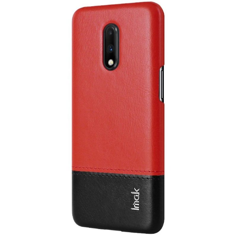 Kuori OnePlus 7 Suojakuori Imak Bicolor Keinonahka