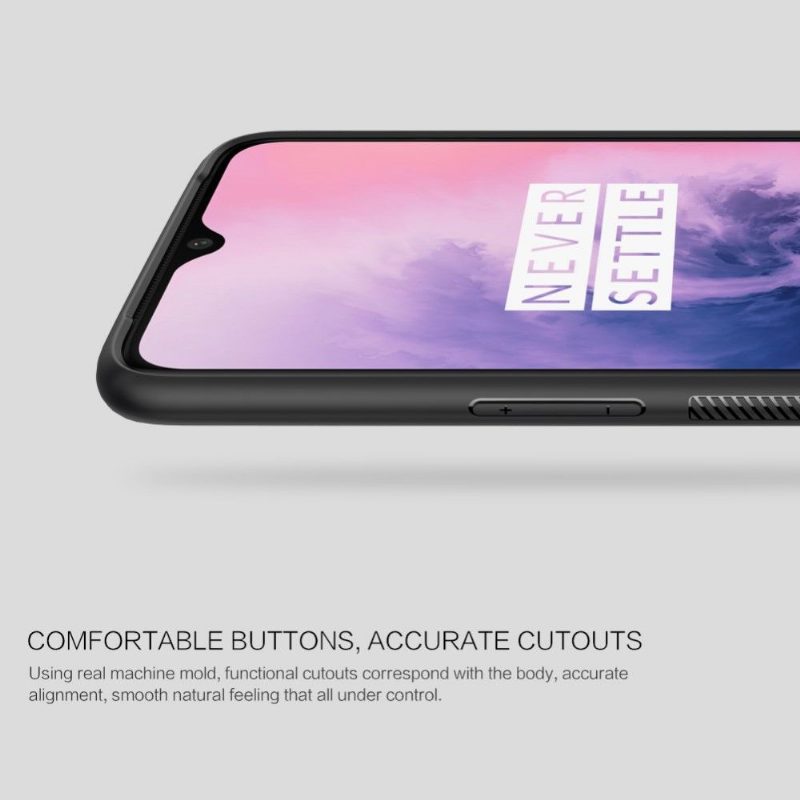 Kuori OnePlus 7 Synteettinen Kuitu