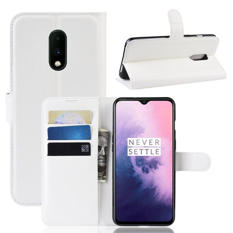 Nahkakuori OnePlus 7 Murtumaton Puhelinkuoret Lompakkokuori Style Nahkalompakko