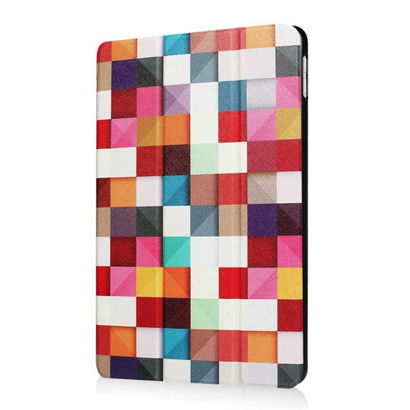 iPad 9.7 2017 / 2018 Smart Cover - Värikkäät Laatat