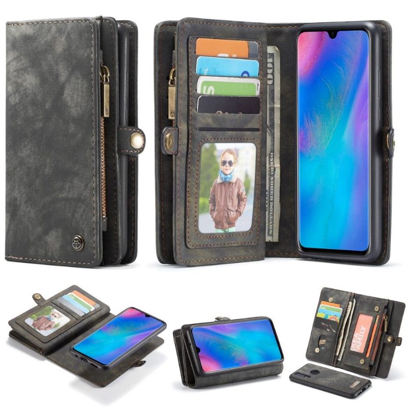 Kuori Flip Case Huawei P30 Lite Hemming Lompakkokuori Irrotettavalla Kuorella