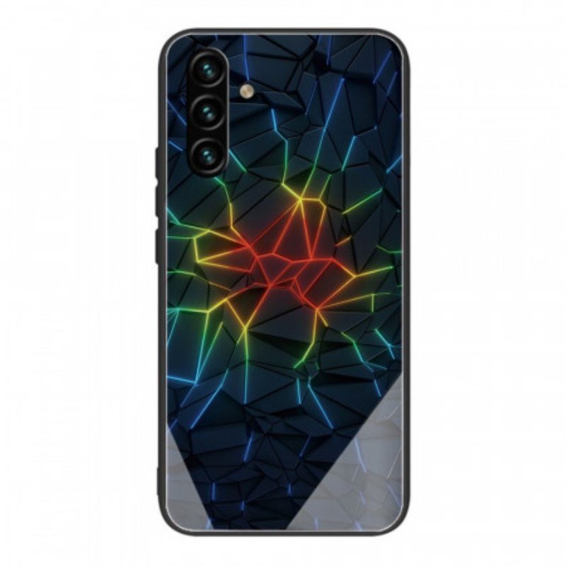 Case Samsung Galaxy A13 5G / A04s Geometria Karkaistu Lasi