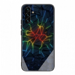 Case Samsung Galaxy A13 5G / A04s Geometria Karkaistu Lasi