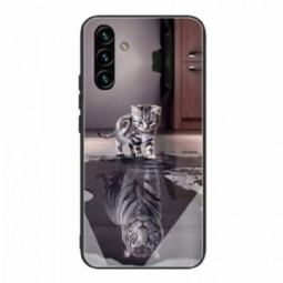 Case Samsung Galaxy A13 5G / A04s Karkaistu Lasi Ernest Tiikeri