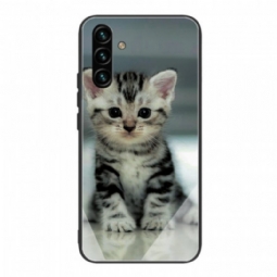 Kuori Samsung Galaxy A13 5G / A04s Kitten Karkaistu Lasi