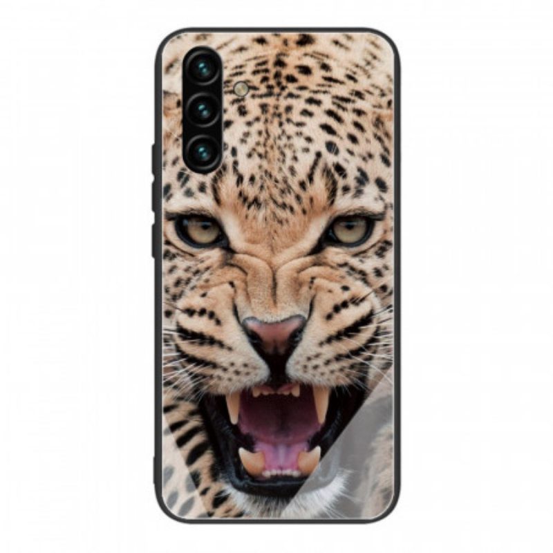 Kuori Samsung Galaxy A13 5G / A04s Leopard Karkaistu Lasi