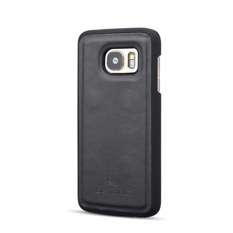 Case Nahkakotelo Samsung Galaxy S7 Nahkaa Irrotettavalla Kuorella