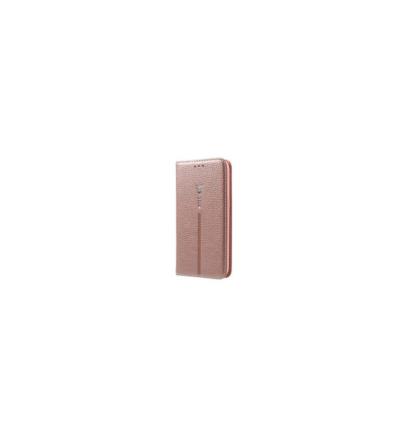 Kotelot Samsung Galaxy S7 Suojakuori Litchi Texture Leather - Rose Gold