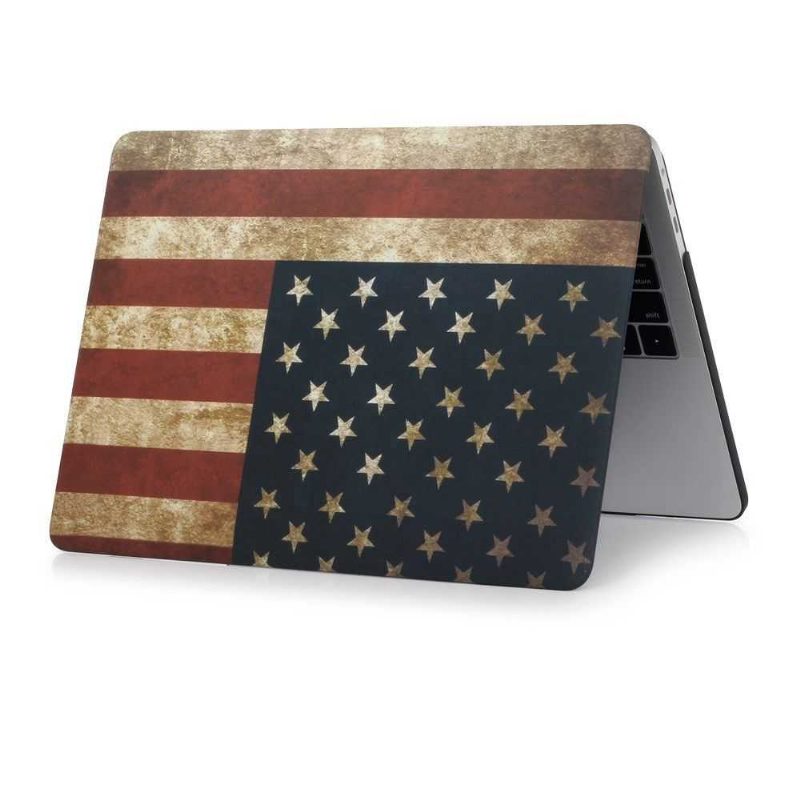 Macbook Pro 13 -Kotelo / American Flag -Kosketuspalkki