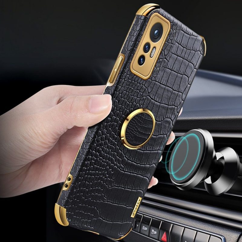 Case Xiaomi 12 Pro Murtumaton Puhelinkuoret Croc-tehoste Renkaalla