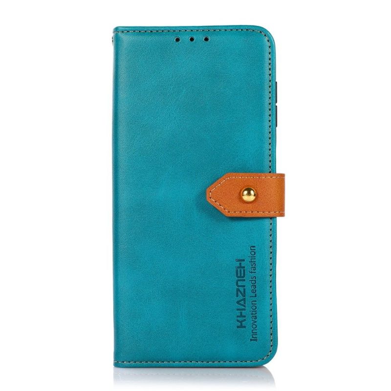 Flip Case Xiaomi 12 Pro Hemming Khazneh Bicolor Keinonahka