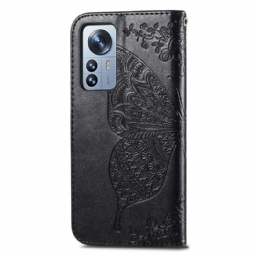 Kotelot Xiaomi 12 Pro Butterfly Relief