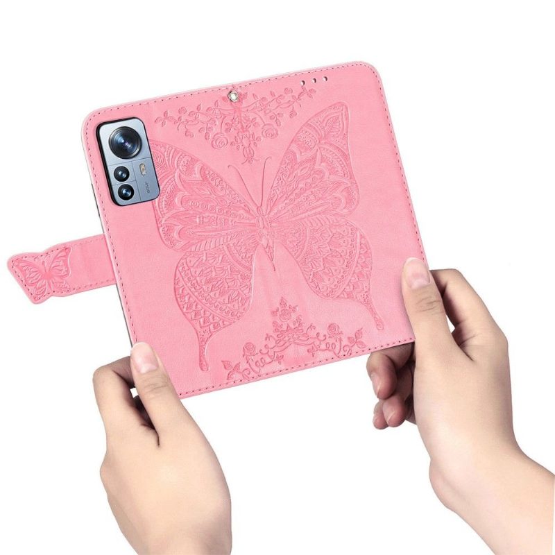 Kotelot Xiaomi 12 Pro Butterfly Relief