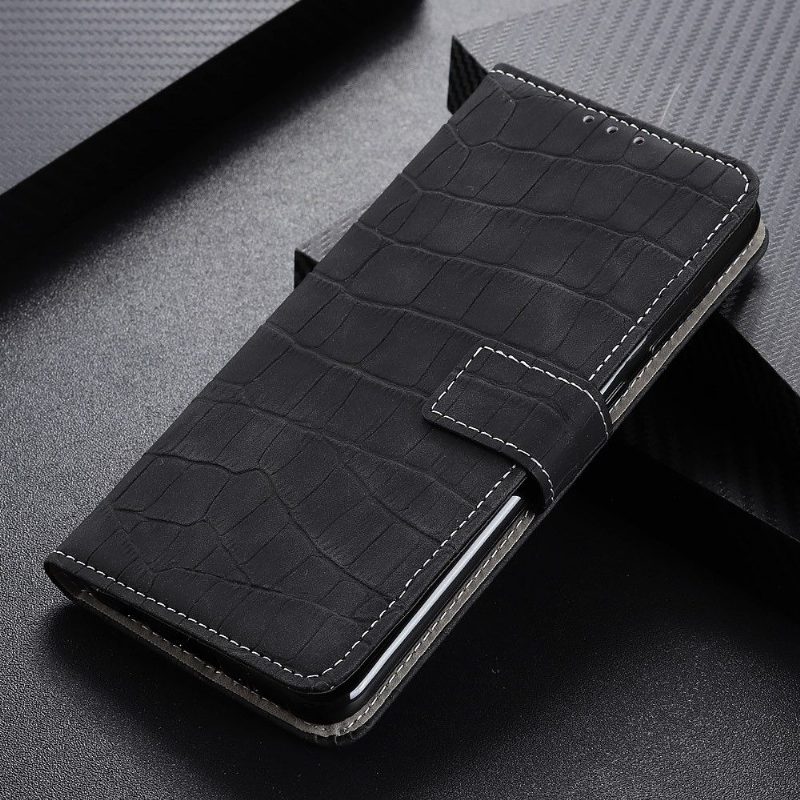 Kotelot Xiaomi 12 Pro Croco Look -ompelu