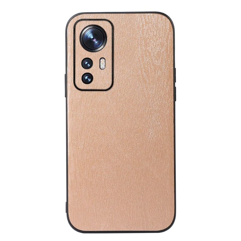 Kuori Xiaomi 12 Pro Hemming Faux Leather Bark Effect