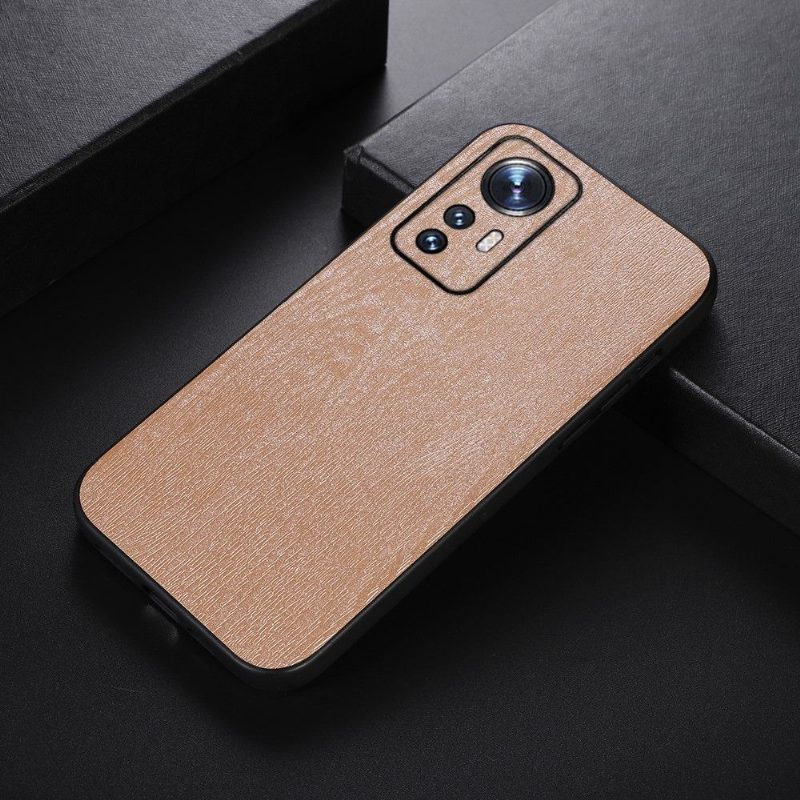 Kuori Xiaomi 12 Pro Hemming Faux Leather Bark Effect