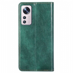 Puhelinkuoret Xiaomi 12 Pro Suojakuori Kotelot Flip Pure Faux Leather