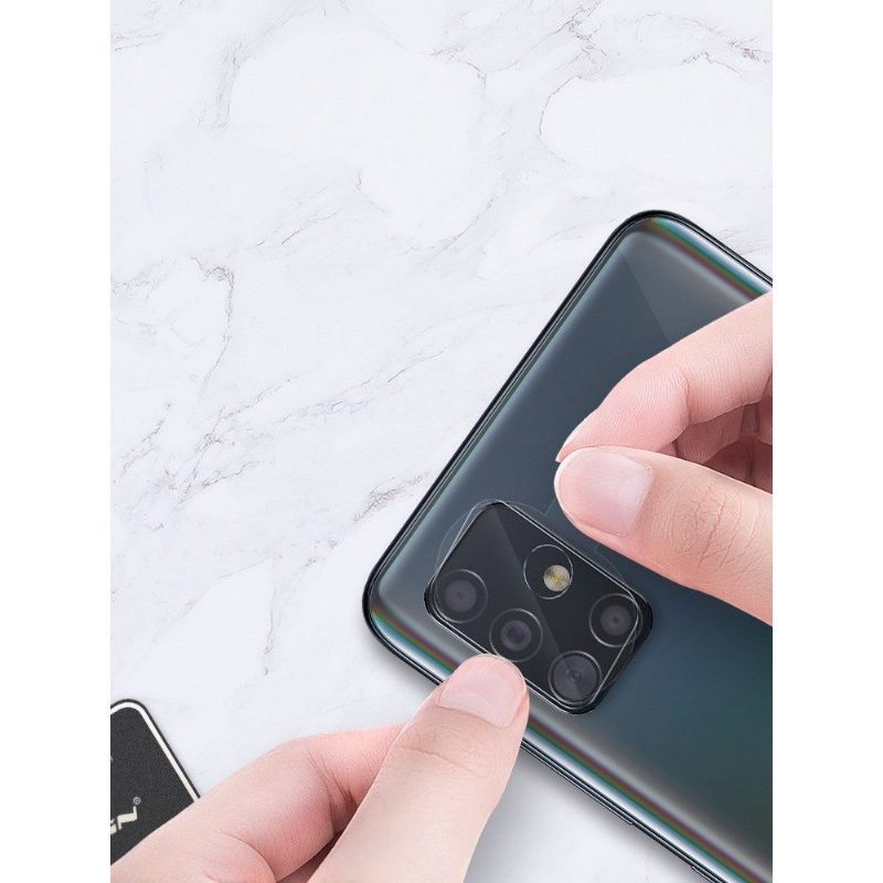 2 Karkaistua Lasia Samsung Galaxy A51 -Objektiiville