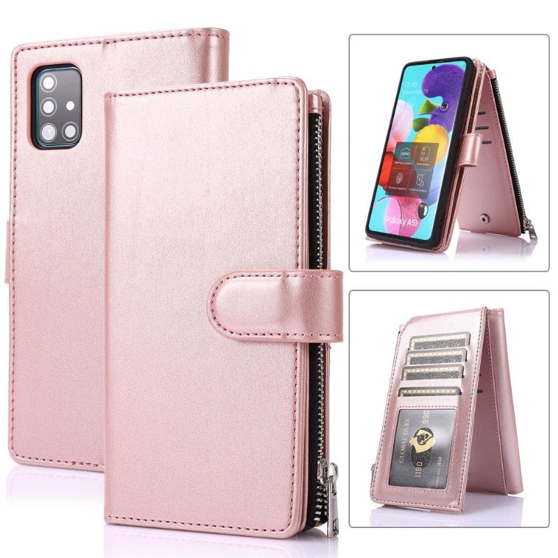 Flip Case Samsung Galaxy A51 Hemming Moniosastoinen Pidike