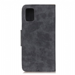 Nahkakuori Samsung Galaxy A51 Hemming Edouard Vintage-keinonahkaa