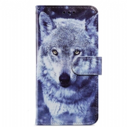 Kotelot Google Pixel 7A Suojaketju Kuori Minun Strappy Wolf