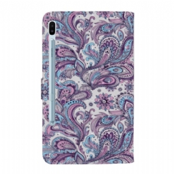 Kotelot Samsung Galaxy Tab S6 Paisley Flower