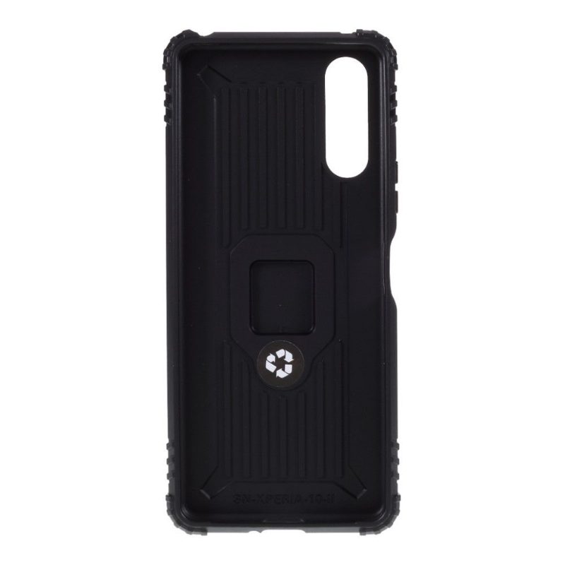 Case Sony Xperia 10 II Carbon Look Tukirenkaalla