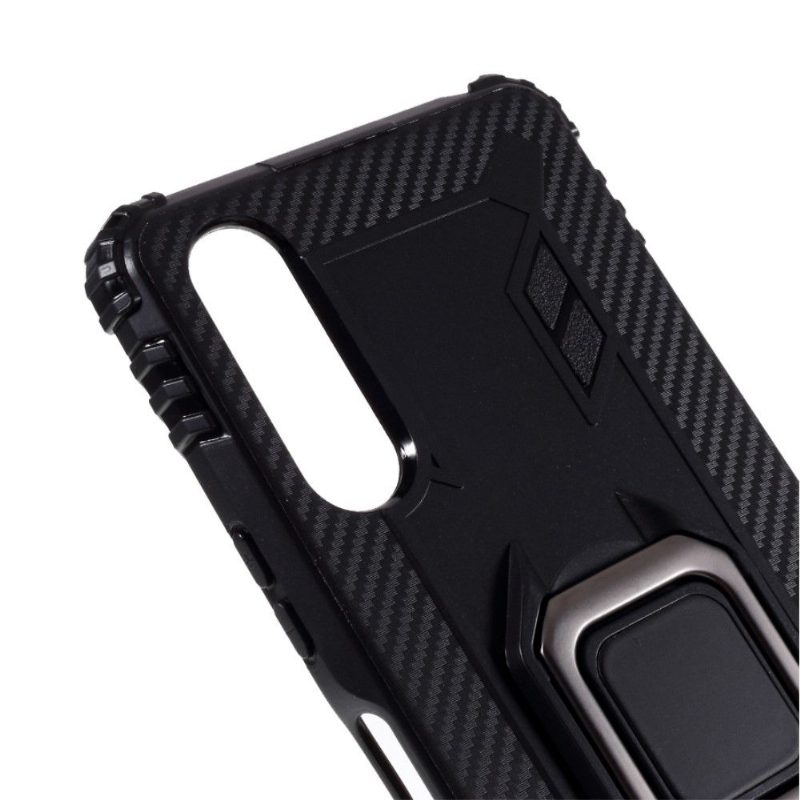 Case Sony Xperia 10 II Carbon Look Tukirenkaalla