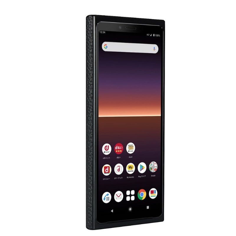 Kuori Sony Xperia 10 II Nahkaefekti Hihnalla