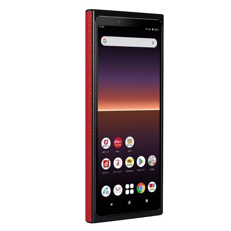 Kuori Sony Xperia 10 II Nahkaefekti Hihnalla