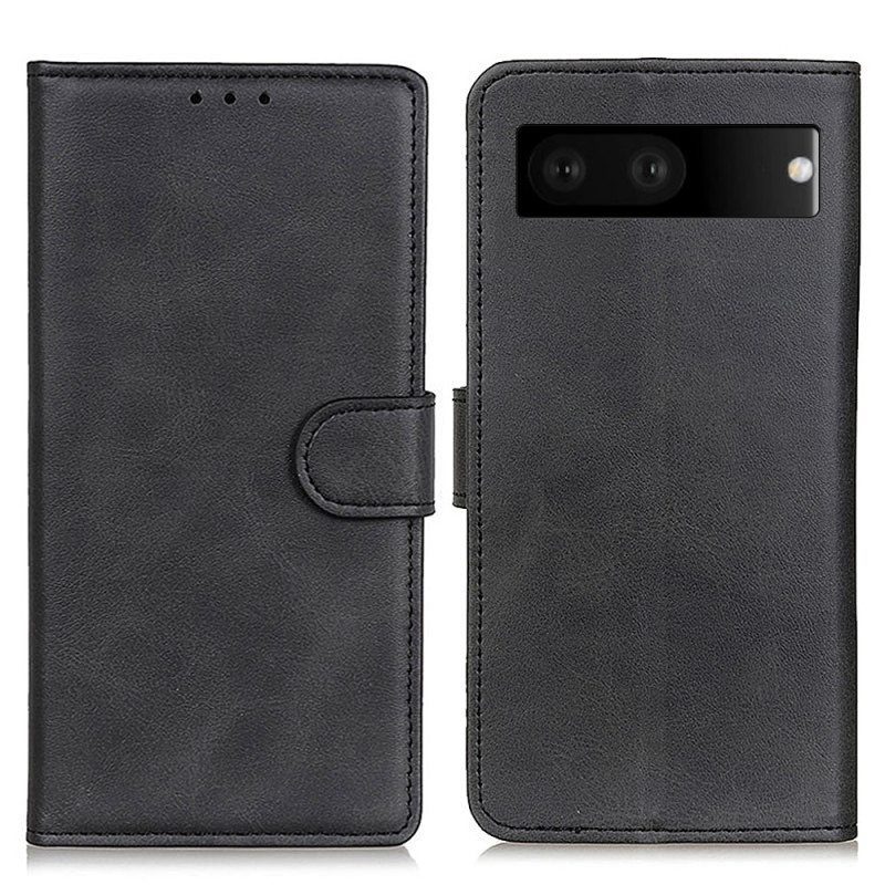 Flip Case Google Pixel 7 Matta Keinonahka