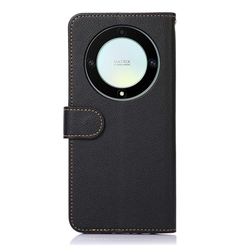 Flip Case Honor Magic 5 Lite Litsi Style Rfid Khazneh