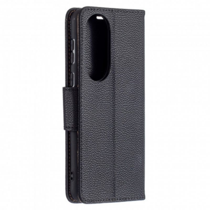 Flip Case Huawei P50 Kotelot Flip Litsi Rabat Oblique