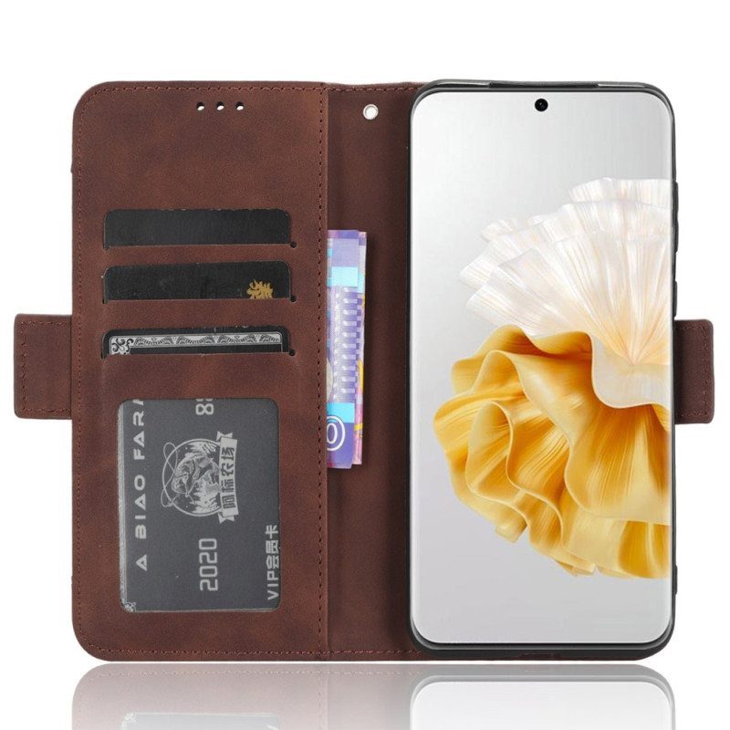 Flip Case Huawei P60 Pro Useita Kortteja