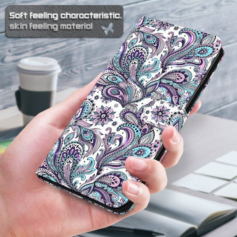 Flip Case Moto E40 / E30 / E20 Paisley