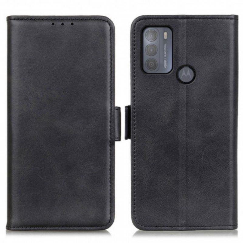 Flip Case Moto G50 Kotelot Flip Kaksoisläppä