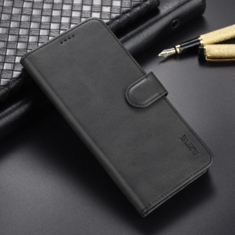 Flip Case Oppo A15 Azns-nahkaefekti