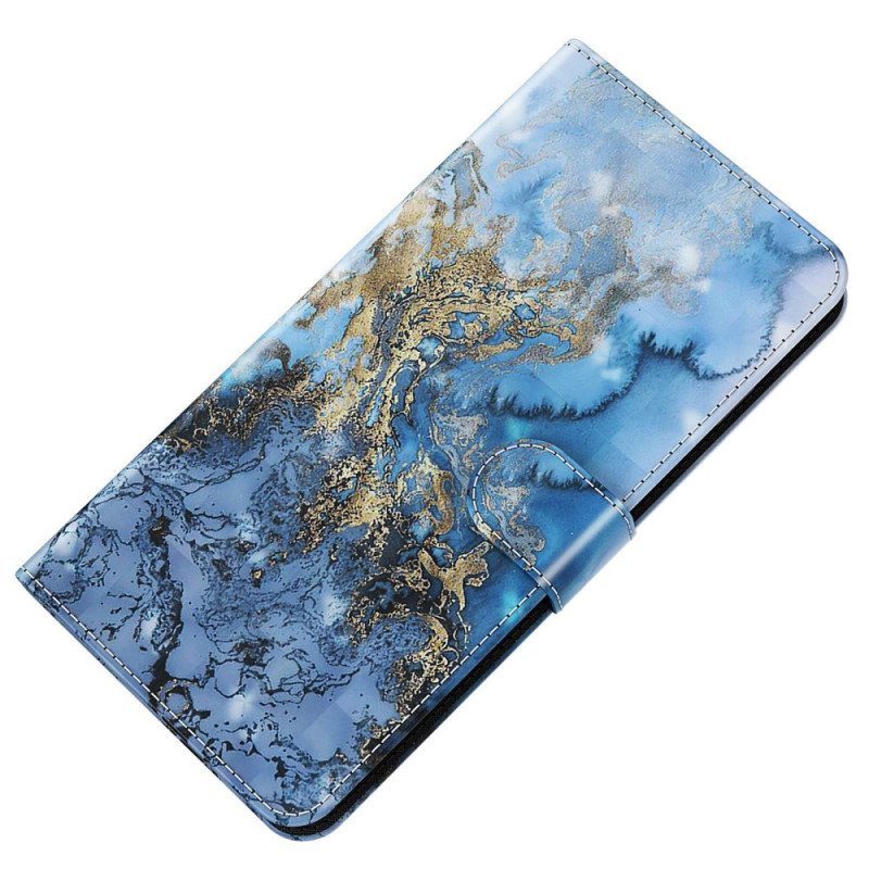 Flip Case Oppo A54 5G / A74 5G Suojaketju Kuori Hihna Art