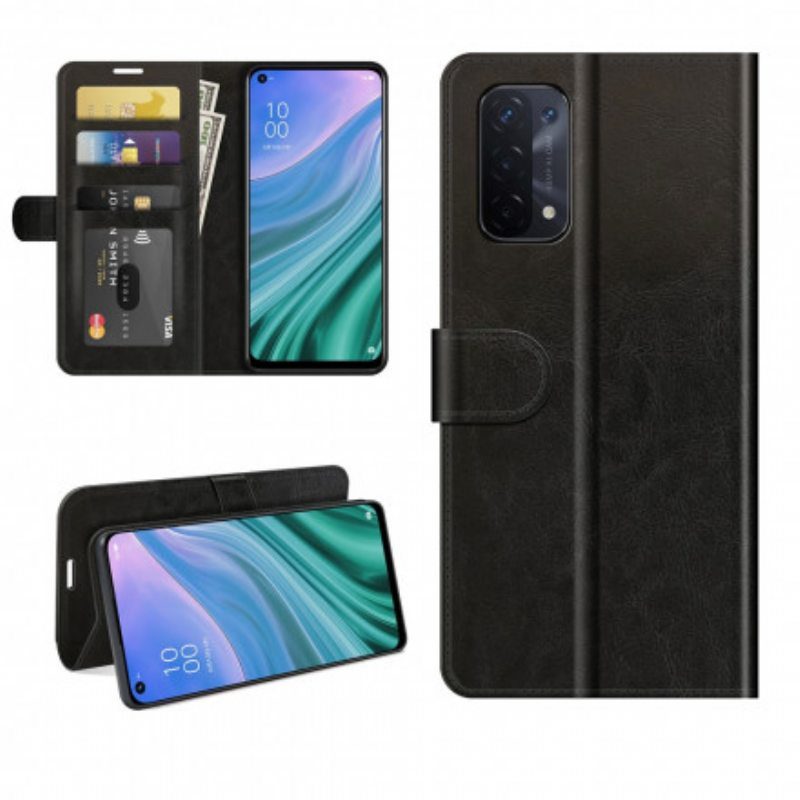 Flip Case Oppo A54 5G / A74 5G Ultra-keinonahka