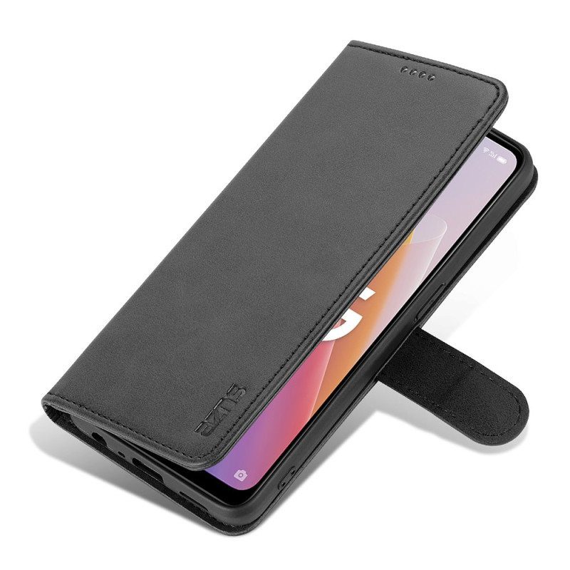 Flip Case Oppo Reno 8 Lite Azns-nahkamuotoilu