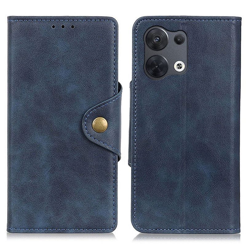 Flip Case Oppo Reno 8 Pro Magneettinen Painike